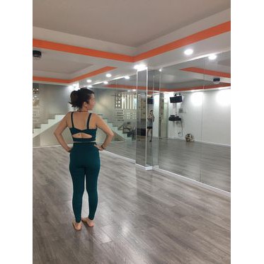 Bộ tập gym, yoga lưng nơ cổ vịt _ Hàng VNXK,đồ tập thể thao