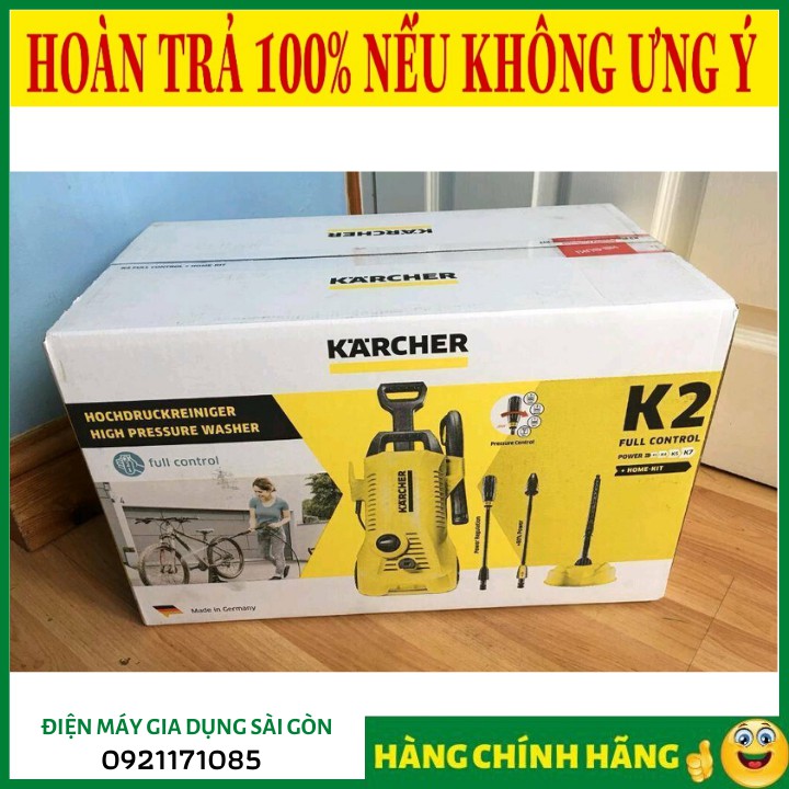 Máy Phun Xịt Rửa Áp Lực Nước Karcher K2 Full Control - K2 Full Control