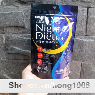 Trà đêm Orihiro Nhật Night Diet dạng túi lọc 24 gói