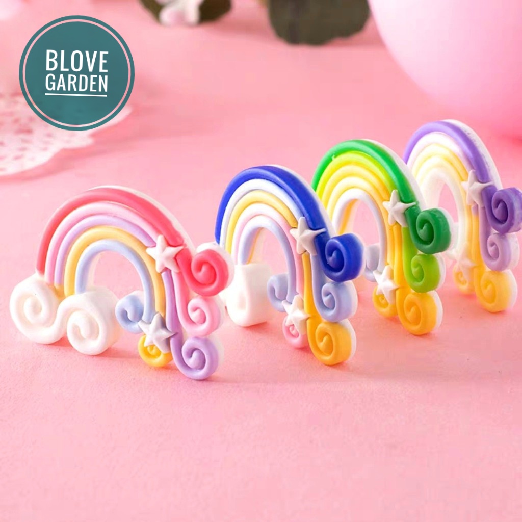 Tiểu cảnh trang trí - Cầu vồng trang trí terrarium, sen đá xương rồng, cây cảnh mini, làm quà tặng, trang trí mô hình