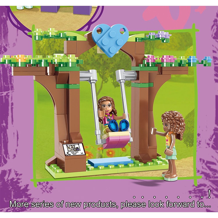 Đồ Chơi Lắp Ráp Kiểu LEGO Friends Ngôi Nhà Tình Bạn Model 3012 Với 868 Mảnh Ghép