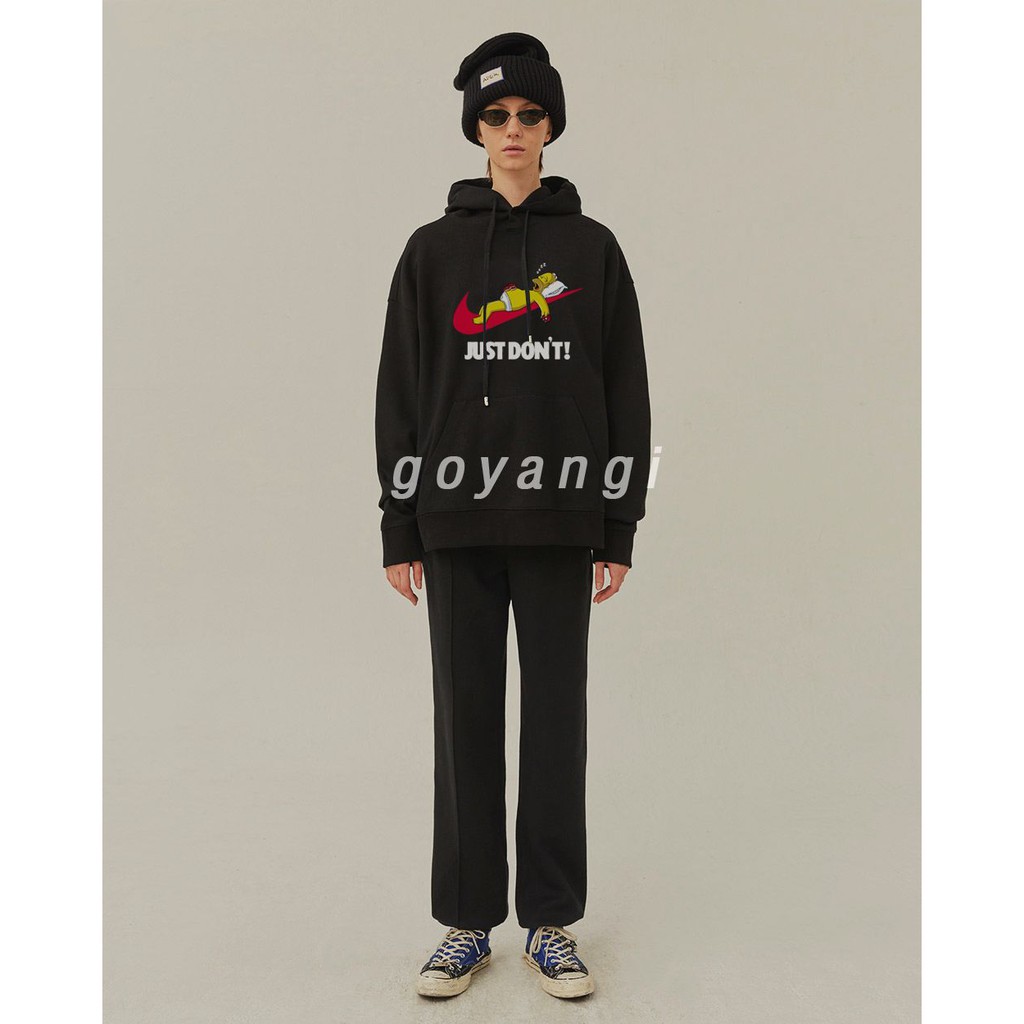 Áo hoodie GOYANGI Unisex Just dont oversize phong cách hàn quốc