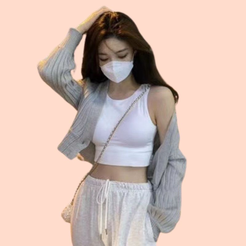 Áo Bra Thể Thao Cotton có Mút Nâng Ngực, Áo Thun 3 Lỗ Co Giãn Tốt - 855