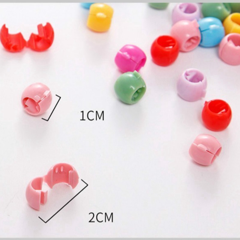 Set 80 kẹp tóc nhựa nhiều màu sắc nhỏ gọn xinh xắn cho nữ