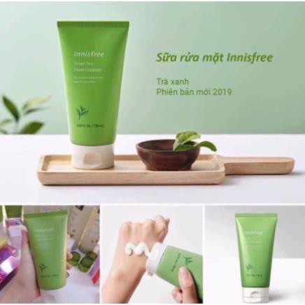 Sữa rửa mặt innisfree green tea, sữa rửa mặt sạch bụi 100ml mã MP50