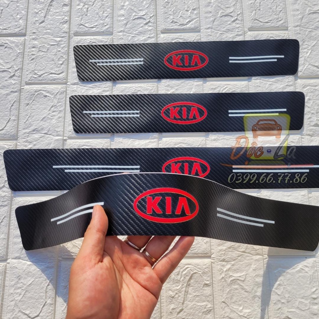 KIA - Nẹp Dán Logo Kia Chống Trầy Xước Bảo Vệ Bậc Cửa Xe Hơi/ Bảo Vệ Cốp Sau Xe Hơi Bền Đẹp