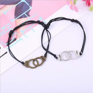 Vòng tay cặp hình còng tay handmade