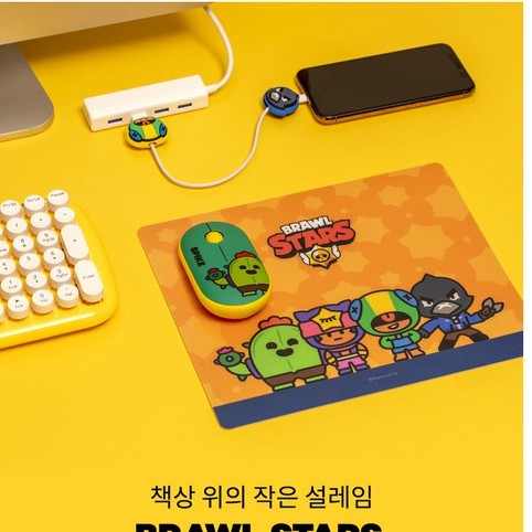 Lót chuột BRAWL STARS siêu bền chắc in hình nhân vật hoạt hình