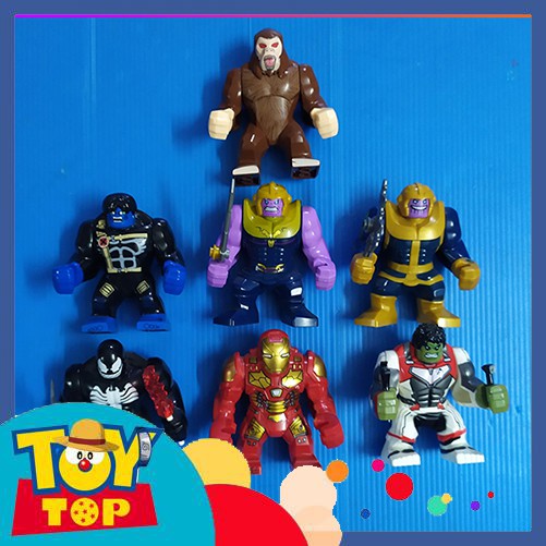 [Một con] Bigfig - Đồ chơi Lắp ghép Xếp hình Mini Minifigures Big Fig Marvel, One Piece , Dragon Ball 2nd Non lego