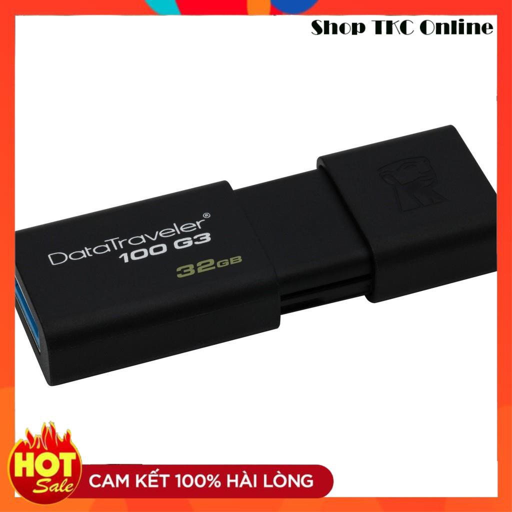 💥 USB Kingston DT100G3 USB 3.0 32 GB-Bảo hành 2 năm (SPC/FPT) Chính Hãng ( FREE SHIP ĐƠN TỪ 50K )