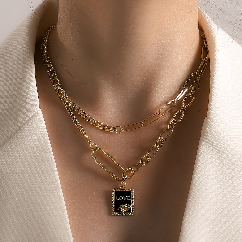 Vòng cổ Nhiều Lớp Đính Ngọc Trai Nhân Tạo Thời Trang