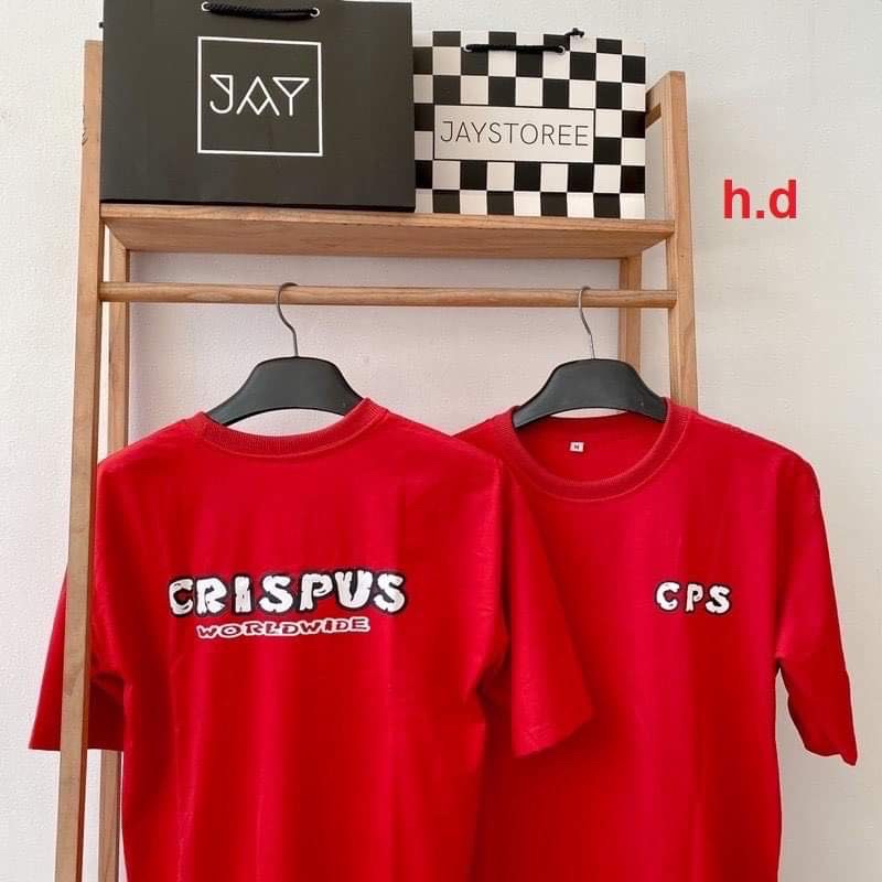 Áo phông đỏ CRISPUSH in 2 mặt HD6