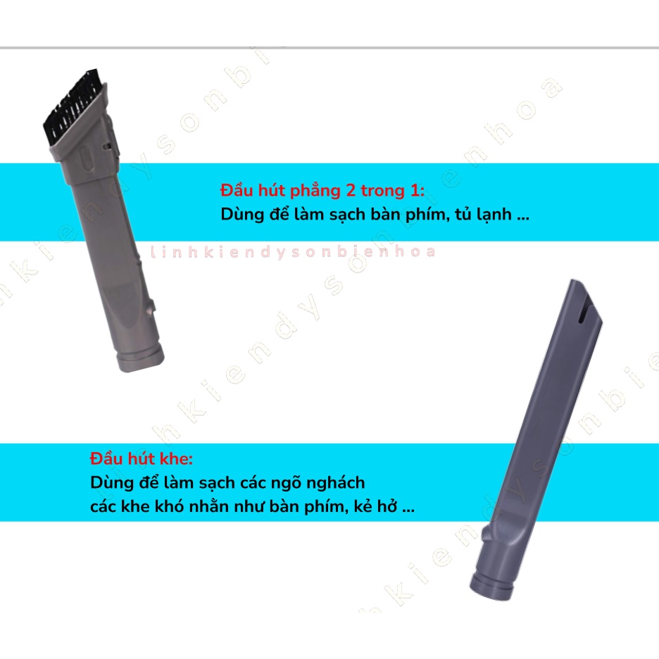 Set 5 đầu hút bụi Dyson DC35 DC45 DC62 DC63 DC74 V6 - Hàng quốc tế chất lượng cao