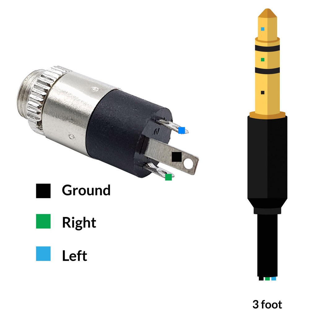 Jack Audio Cái 3.5 mm PJ-392