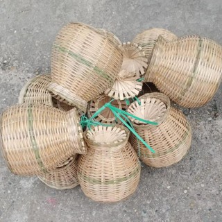 Giỏ cua giỏ cá giỏ tre size to 16*16cm