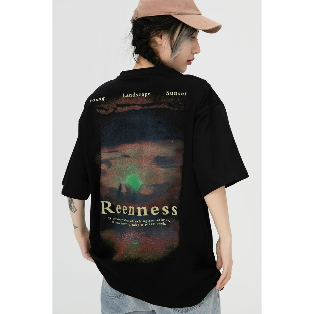 Áo thun Unisex nam nữ mùa hè form rộng SETING SUN