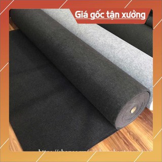 [ 2M X 0.5M ] Thảm nỉ trải sàn phong cách châu âu màu xám đen loại dày