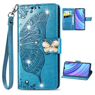 Bao da điện thoại dạng ví nắp gập lấp lánh zs cho samsung galaxy note 10 lite note10+ plus pro 9 8 m30 m30s m21