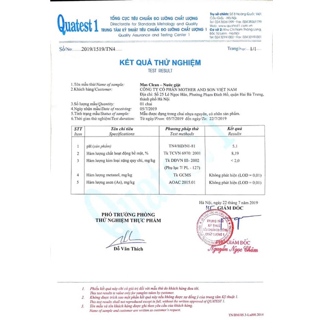 Nước giặt hữu cơ Mas.Clean - can 5L tiết kiệm