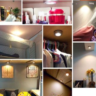 Đèn led 3 bóng dán tường