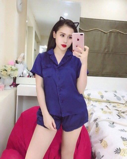 Bộ lụa bèo viền cộc