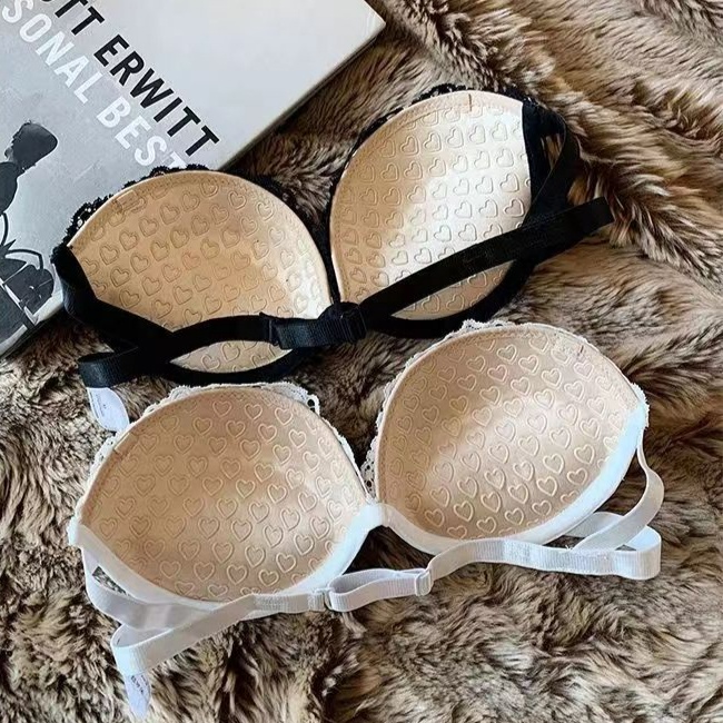 Áo Ngực Không Dây Không Đường May Có Đệm Nâng Ngực Chống Trượt Lưng Trần Gợi Cảm