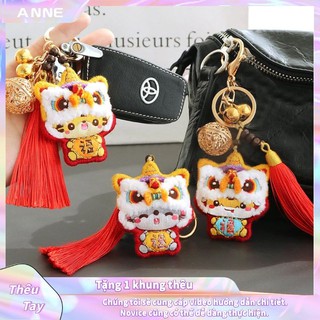 Thêu Handmade/Phụ Kiện/Bộ Dụng Cụ Thêu Tự Làm Móc Khóa Thủ 12 Công Hình Cung Hoàng Đạo Làm Quà Tặng