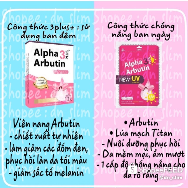 Túi Bột Kích Trắng Chống Nắng Alpha Arbutin 3Plus | BigBuy360 - bigbuy360.vn