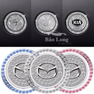 (Xả kho) Dán trang trí nút Start logo các hãng xe
