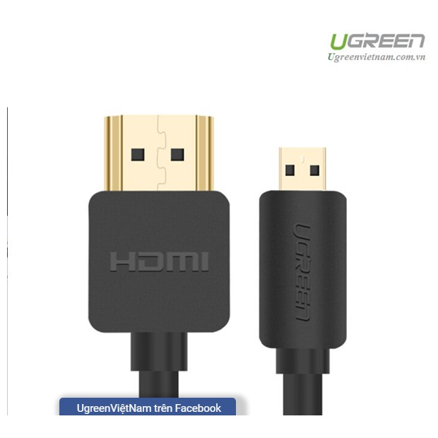 Cáp Micro HDMI to HDMI dài 3m chính hãng Ugreen UG-30104 cao cấp