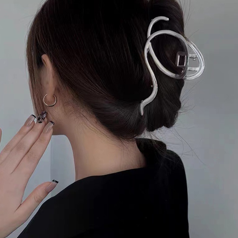 Kẹp TóC Kim LoạI MàU BạC / VàNg ThờI Trang Cho Nữ