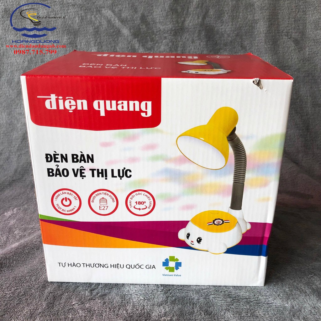 Đèn học sinh có bóng bảo vệ mắt kểu trẻ em Điện Quang ĐQ DKL04