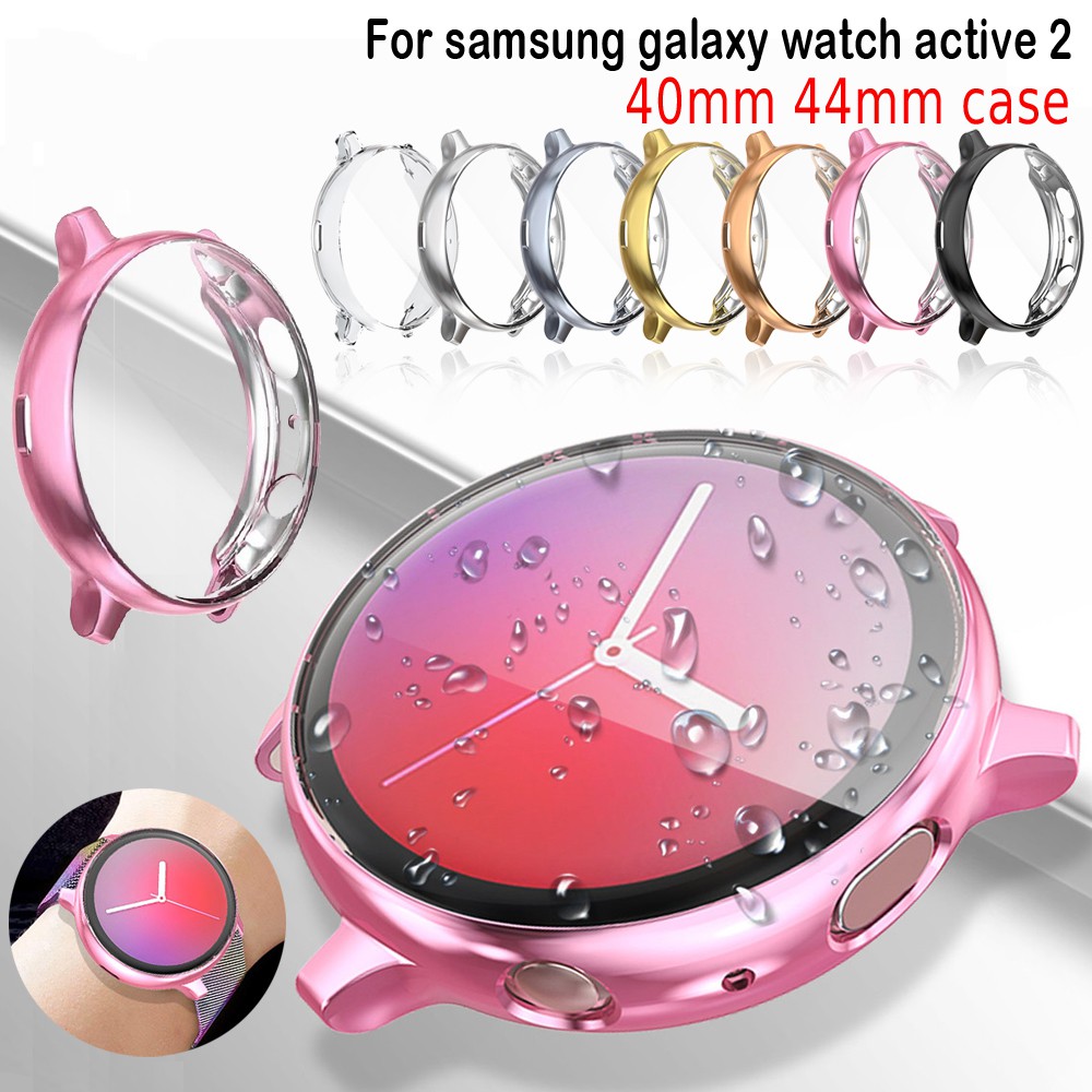 Galaxy Watch 4 Case Screen Protector Protective Silicone Cover For Samsung Galaxy Watch 4 Active 2 40mm 44mm