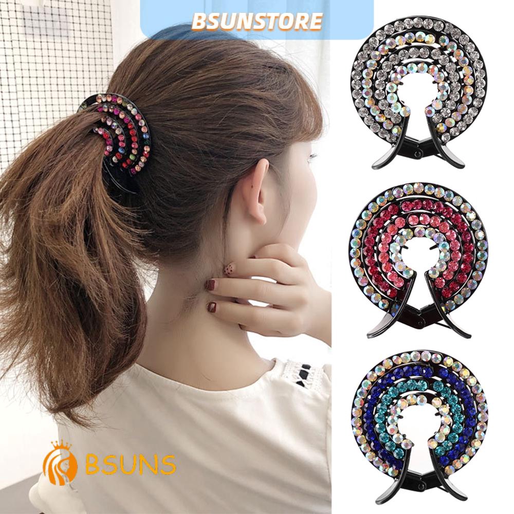 Kẹp tóc càng cua đính đá thời trang dành cho nữ