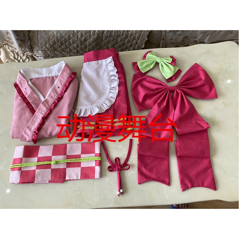 Bộ Đồ Hóa Trang Demon Slayer. Trang Phục Hóa Trang Cô Hầu Gái Demon Slayer Kochou Shinobu. Kanroji Mitsuri.