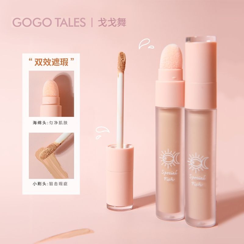 GOGO TALES - Che khuyết điểm 2 đầu Moisturizing Traceless Concealer