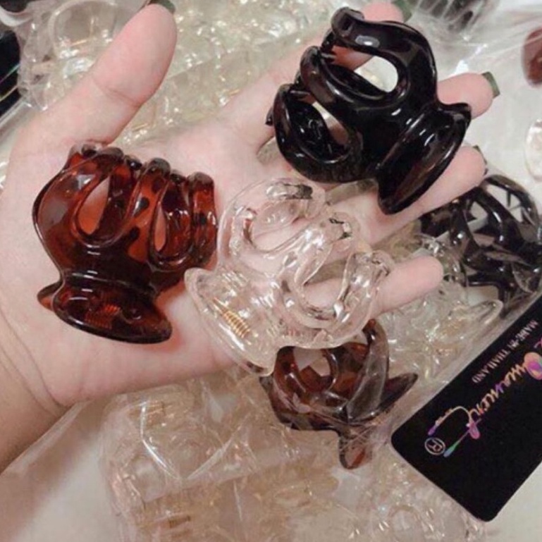 Cặp tóc càng cua đẹp 3 răng- kẹp càng cua thái lan,kẹp 6 răng