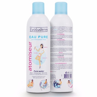 Xịt khoáng evoluderm atomiseur eau pure 400ml chai xịt khoáng