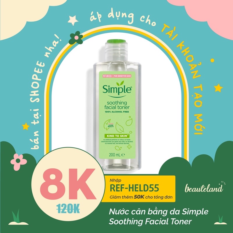 Toner Simple dành cho mọi loại da