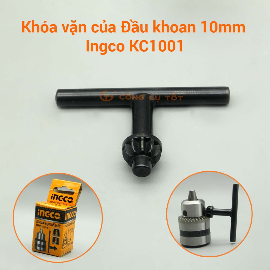Đầu khoan 10mm INGCO KC1001
