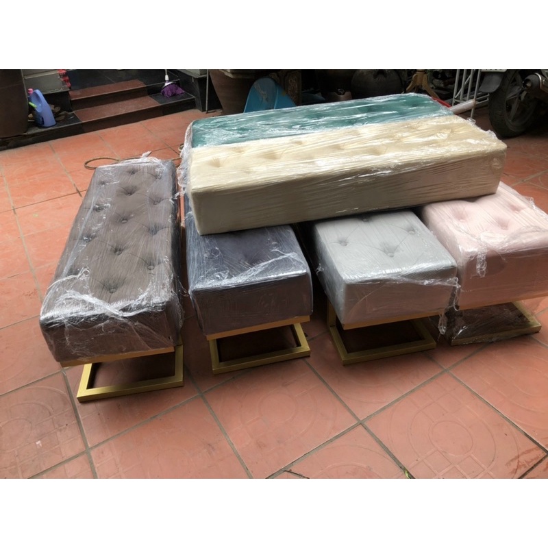 Ghế băng - sofa chờ - chân sắt loại 1m2