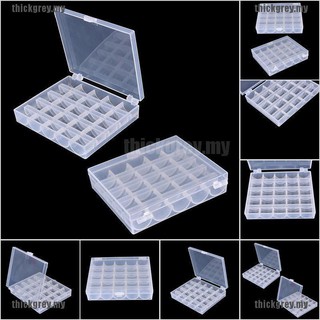 Combo 25 suốt chỉ nhôm dùng cho máy công nghiệp kèm hộp nhựa đựng suốt 25 ngăn