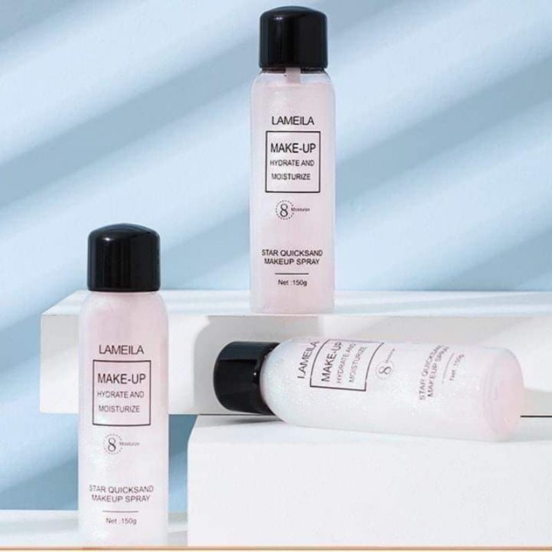 Xịt Khoá Kiêm Xịt Khoáng 8 Lớp Dưỡng Makeup Lameila 150g | BigBuy360 - bigbuy360.vn