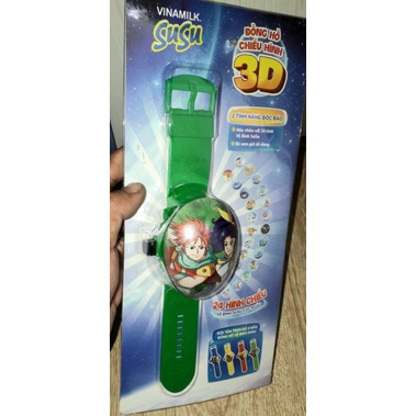 Một chiếc đồng hồ đồ chơi chiếu xem hình vệ binh 2 trong 1 cực ngầu