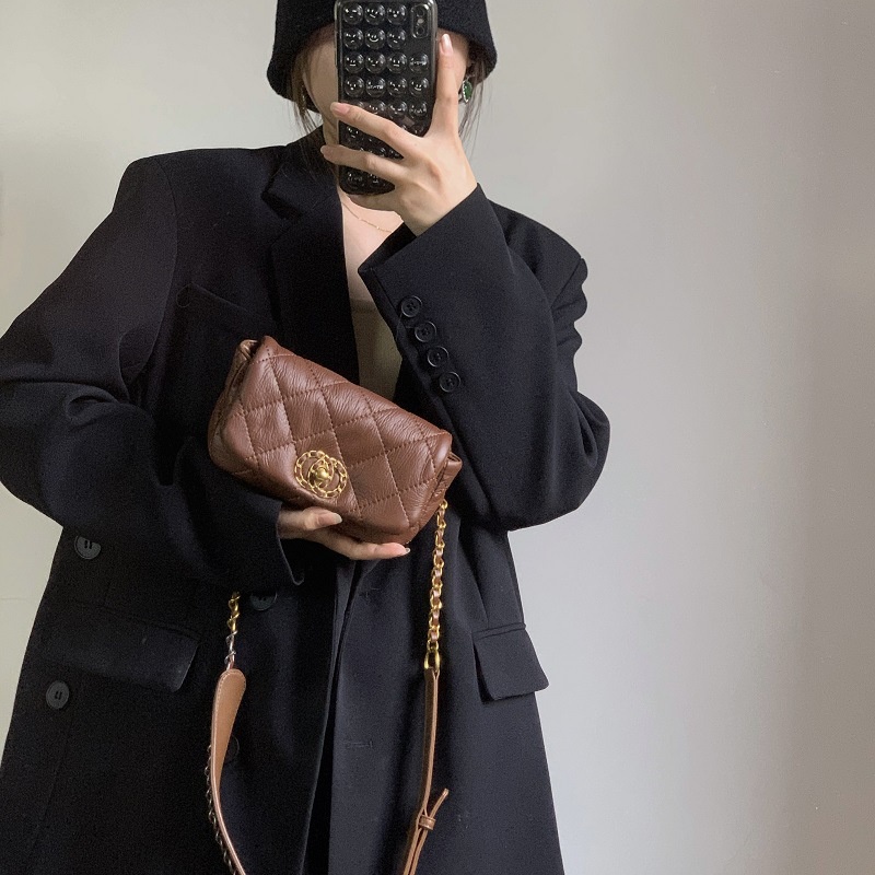 Túi Đeo Vai Hình Vuông Cỡ Nhỏ 2022 Thời Trang Mùa Đông Cho Nữ