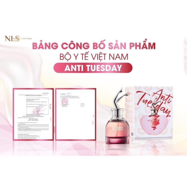 Combo Dung Dịch Vệ Sinh SAYNO TUESDAY & Nước Hoa Xịt, Serum dưỡng ANTI TUESDAY NLS Cho "Cô Bé" Thơm Hồng