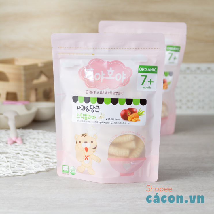 Bánh Gạo Organic Hàn Quốc cho bé ăn dặm