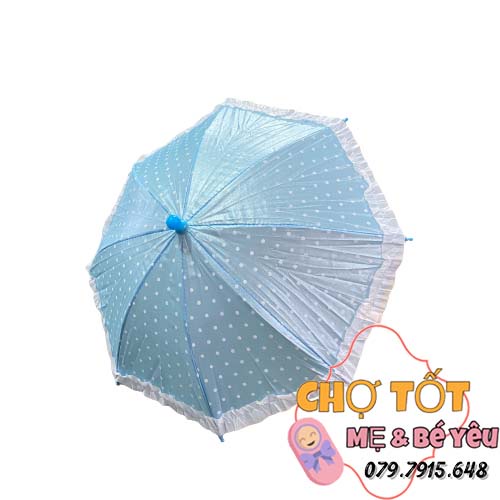 Ô dù cho bé họa tiết chấm bi đáng yêu (nhỏ cho bé 1-5 tuổi)