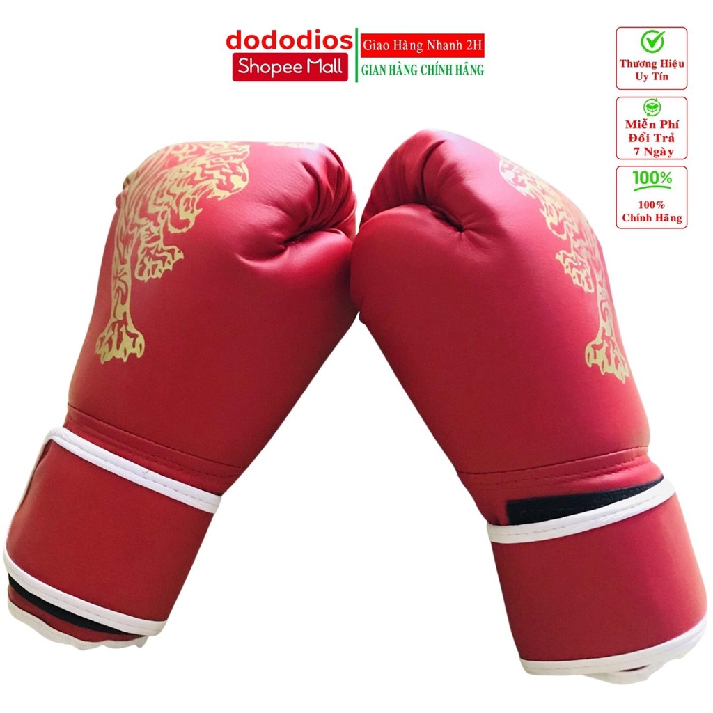 Bộ Đôi Găng Tay Đấm Bốc Tập Boxing MMA Cho Người Lớn Cao Cấp Freesize (10+11) Cho Người Từ 40 – 75Kg Chính Hãng Dododios