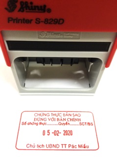 Con Dấu Shiny S-829